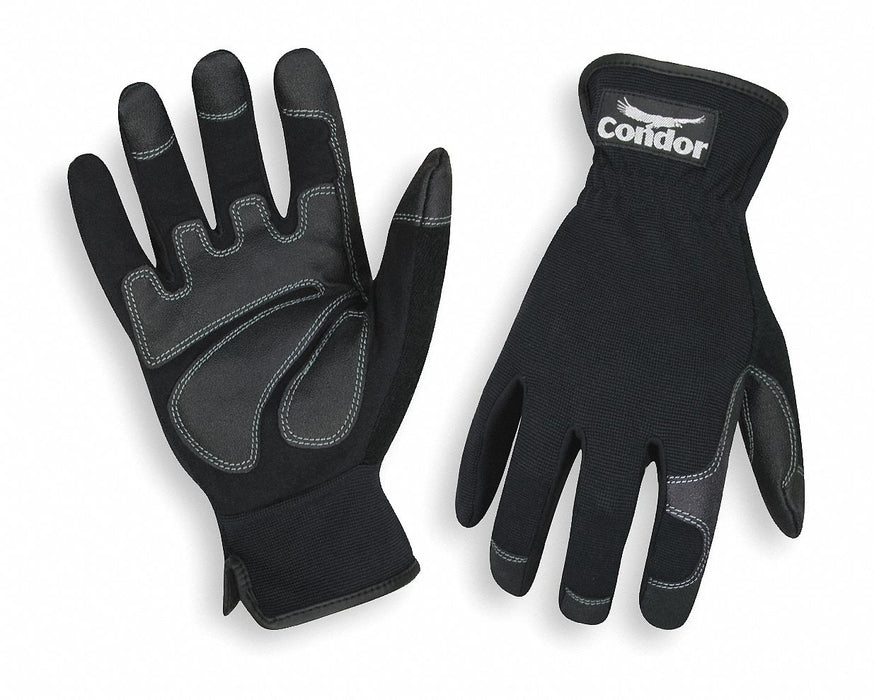 Mechanics Gloves Spandex Full Black S PR