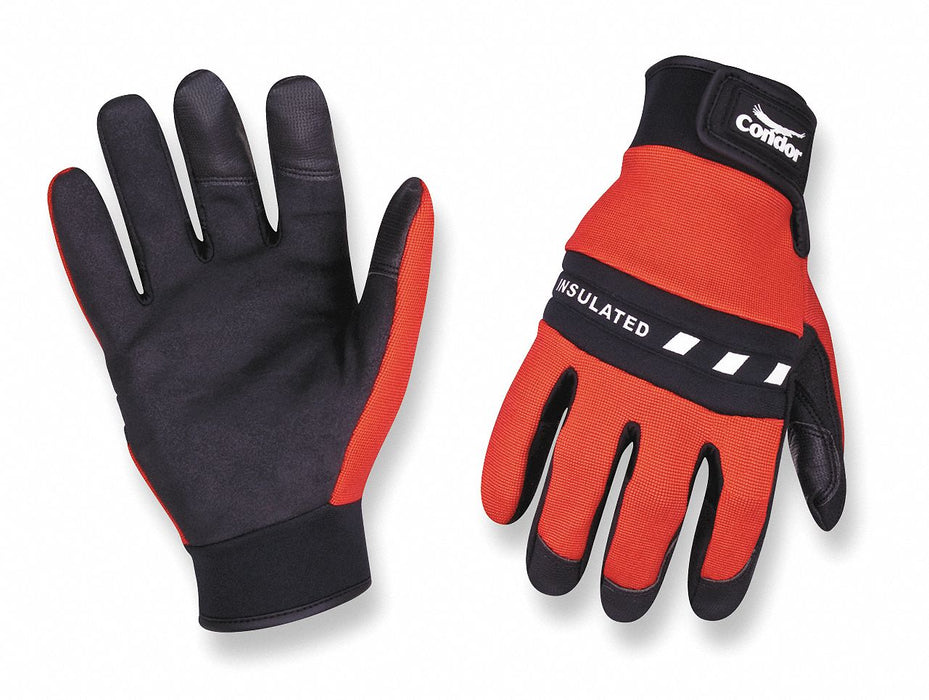 Cold Protection Gloves M Red/Black PR