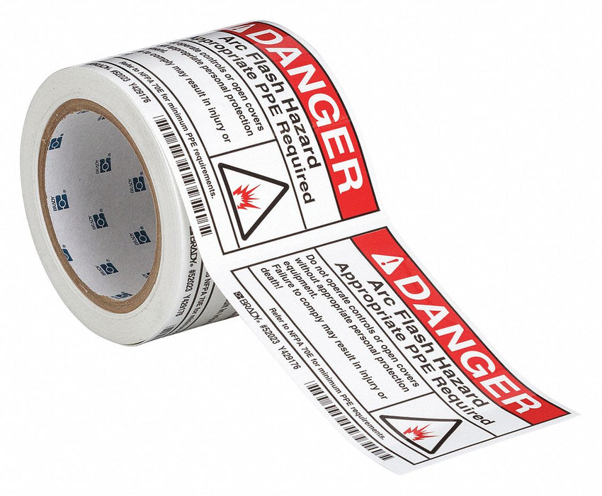 Label 3 1/2 inx5 in Polyester PK100