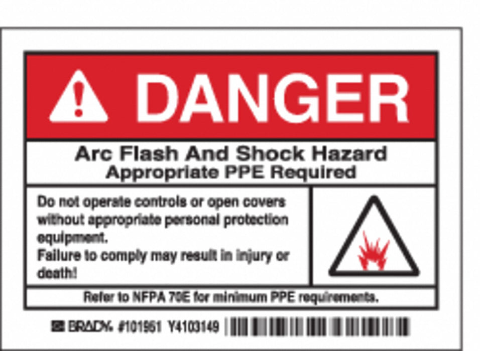 Label 3 1/2 inx5 in Polyester PK5
