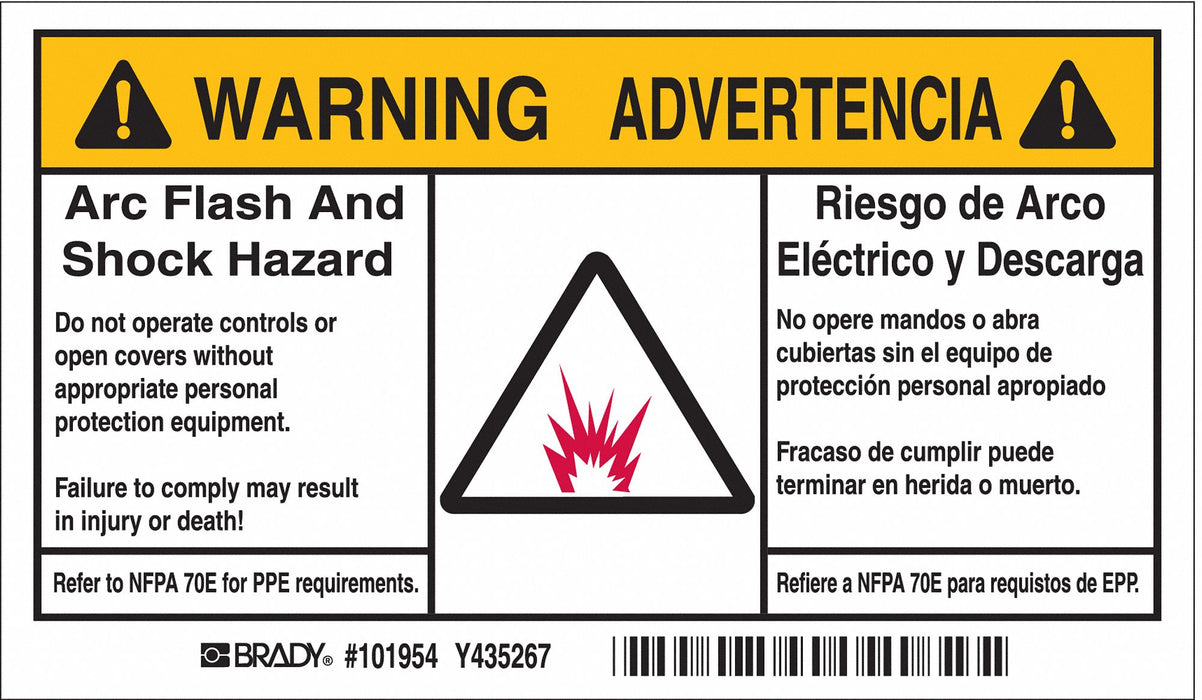 Label 3 1/2 in x 6 in Polyester PK100