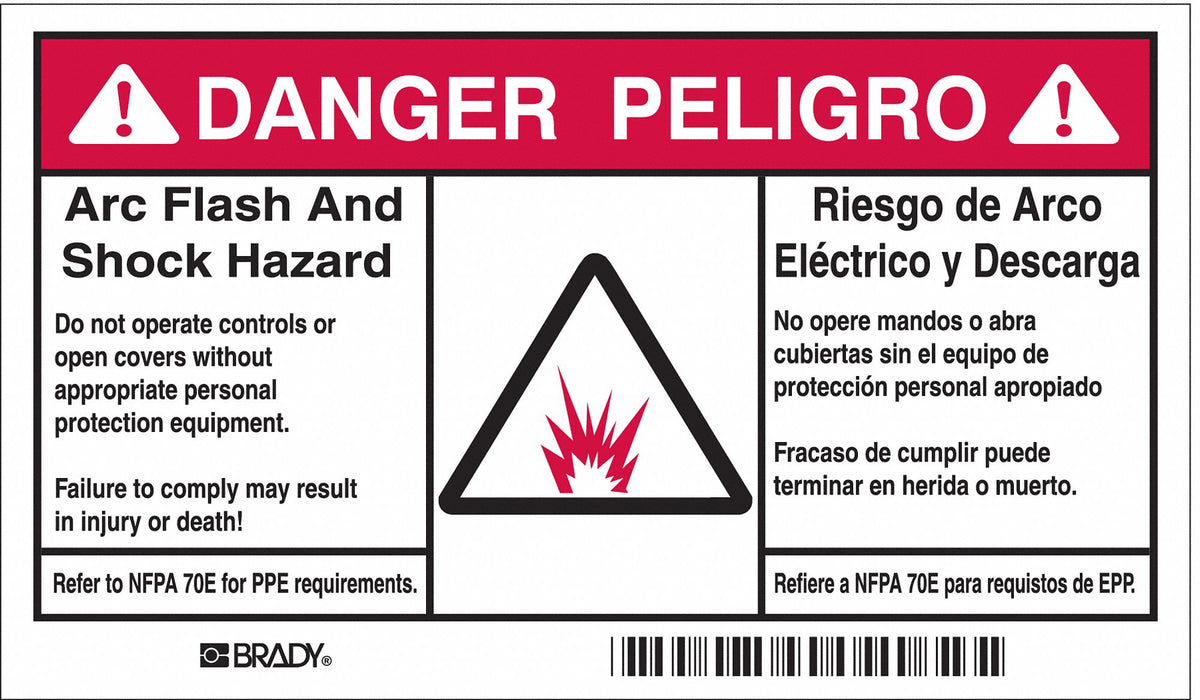 Label 3 1/2 in x 6 in Polyester PK100