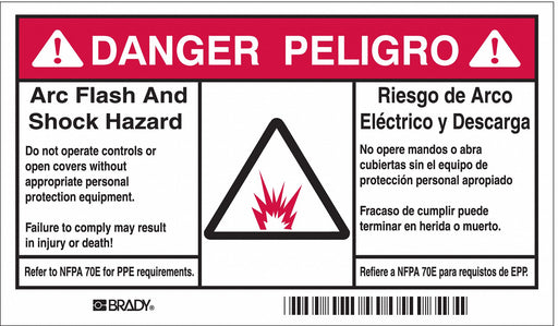 Label 3 1/2 in x 6 in Polyester PK5