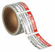 Label 2 in x 3 in Polyester PK100