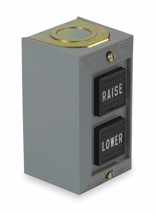 ControlStation Feed-Thru 2Buttons Blk