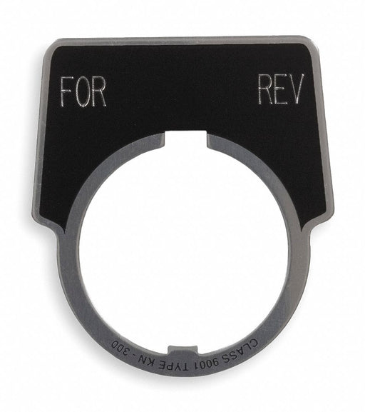 LegndPlate ForwardReverse Silvr/Blk