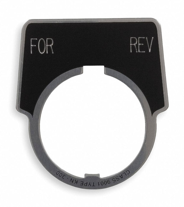 LegndPlate ForwardReverse Silvr/Blk