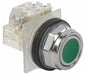 H7062 FlushPushButtonOperator NonIllum Grn 1NO