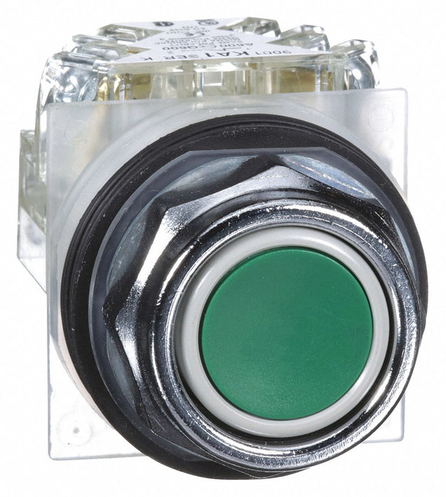 H7068 FlushPushButtonOperatr NonIllum Grn SPDT