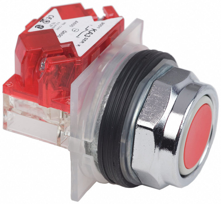 H7062 FlushPushButtonOperator NonIllum Red 1NC