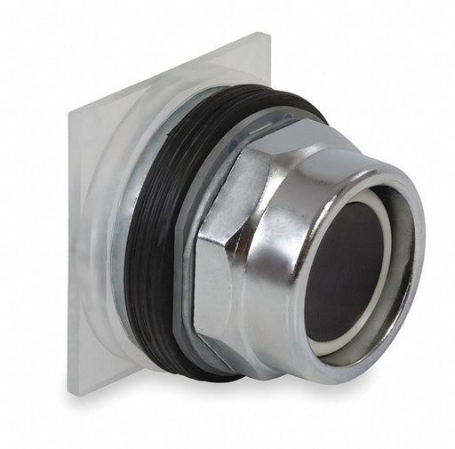 H4518 RecessedPushButton Black Non-Illum 30mm