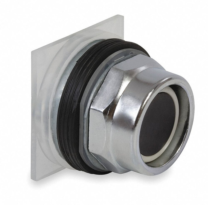H4518 RecessedPushButton Black Non-Illum 30mm