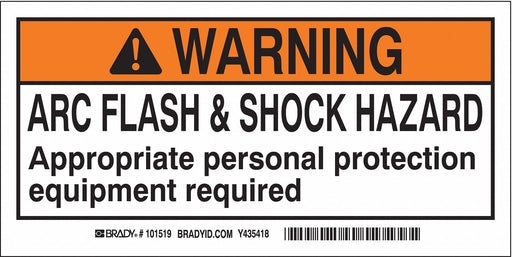 Label 2 in x 4 in Polyester PK10