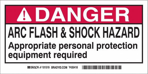 Label 2 in x 4 in Polyester PK100