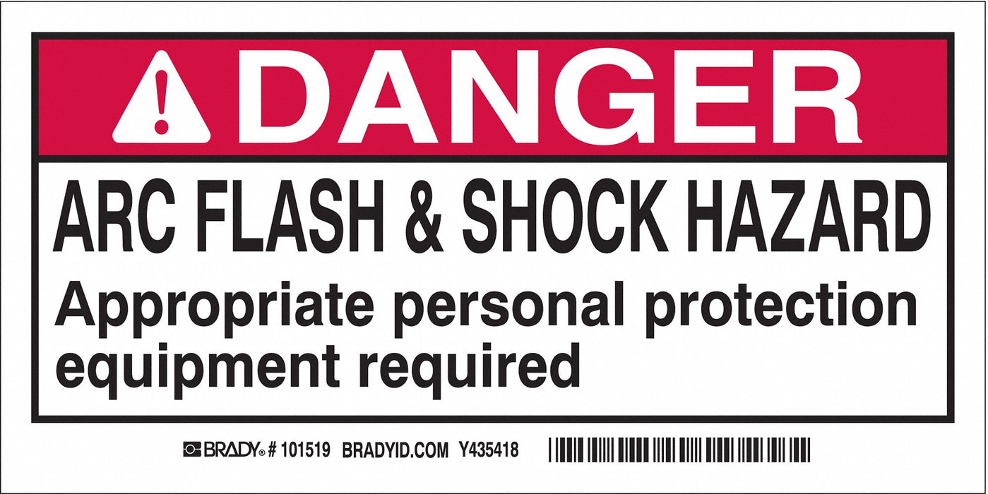Label 2 in x 4 in Polyester PK10