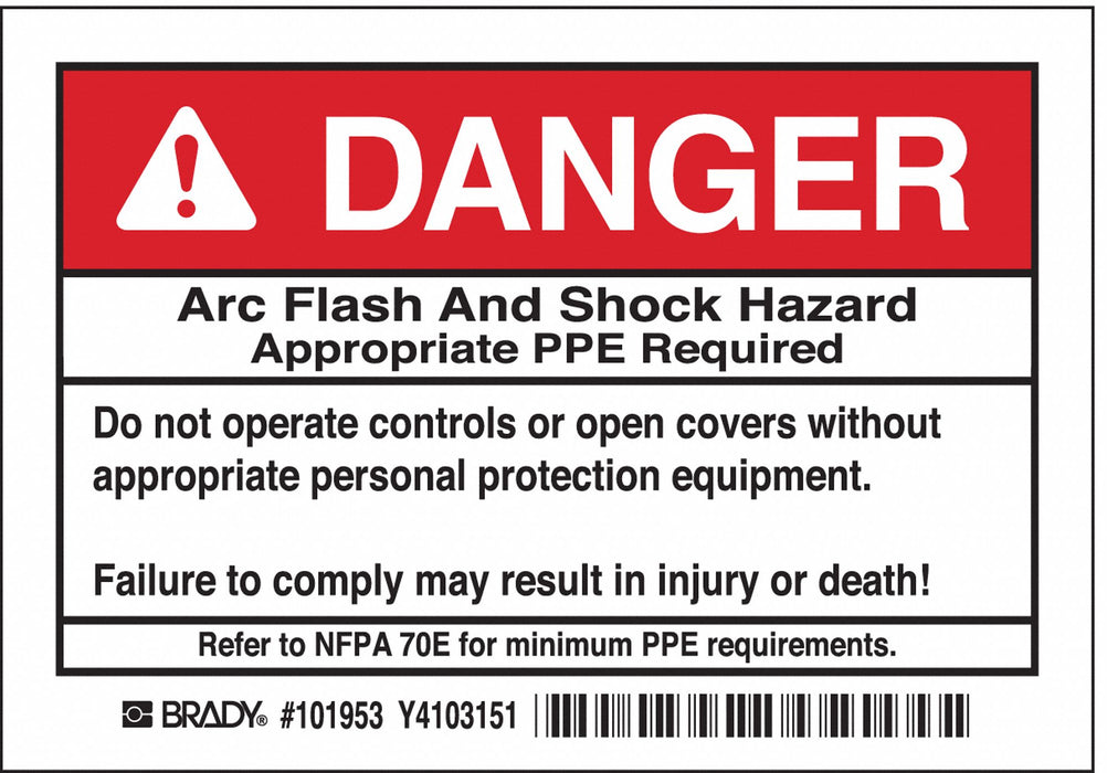 Label 3 1/2 inx5 in Polyester PK5