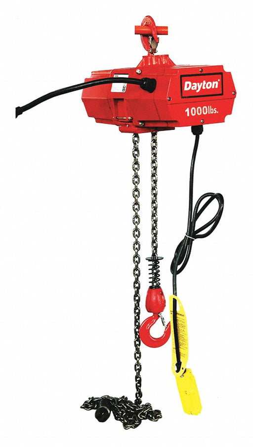 K8669 Electric Chain Hoist 1000 lb 10 ft.