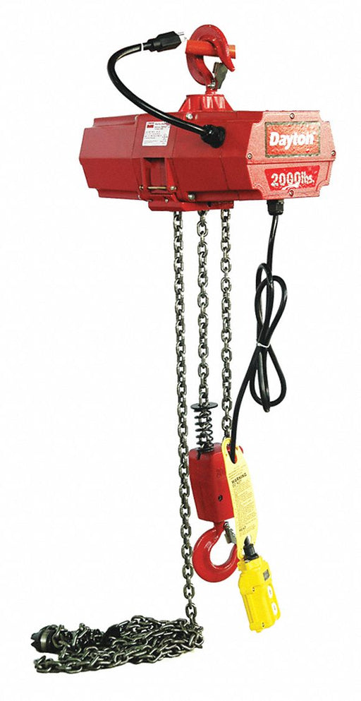 K8660 Electric Chain Hoist 2000 lb 10 ft.