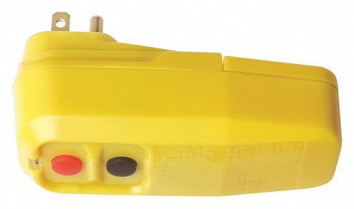 Plug-In GFCI User Supp Cord 15A Yel 120V