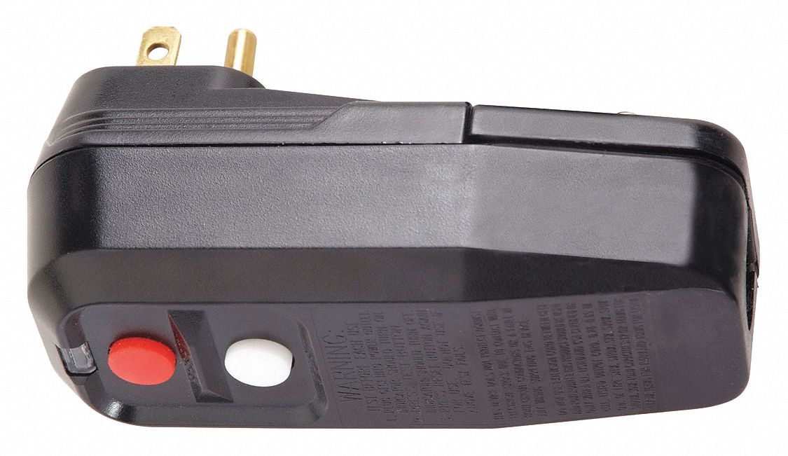 Plug-In GFCI User Supp Cord 15A Blk 120V