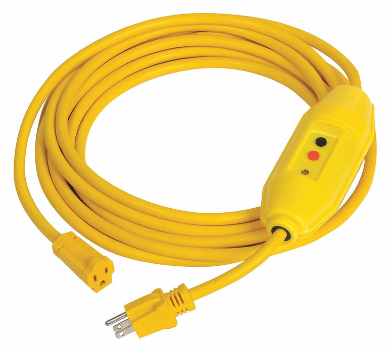 Line Cord GFCI 25ft 15A Yel 120V