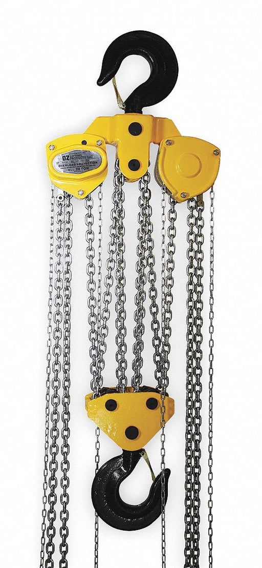 K9016 Manual Chain Hoist 40000 lb Lift 20 ft.