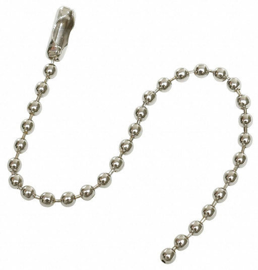 Beaded Chain 4 1/2 in L Iron PK100