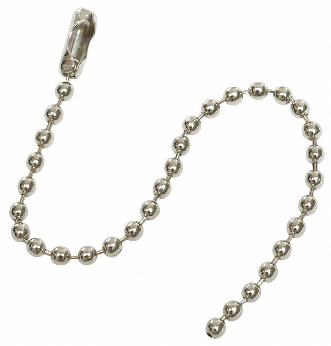 Beaded Chain 4 1/2 in L Iron PK100