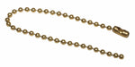 Beaded Chain 4 1/2 in L Iron PK100
