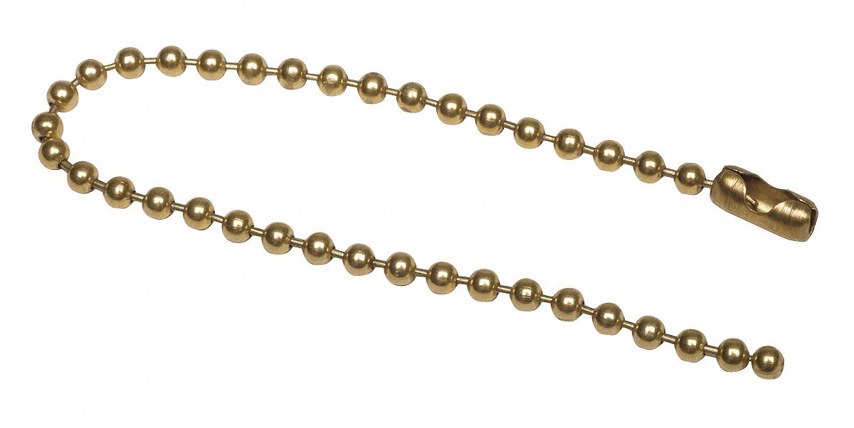 Beaded Chain 6 in L Iron PK100