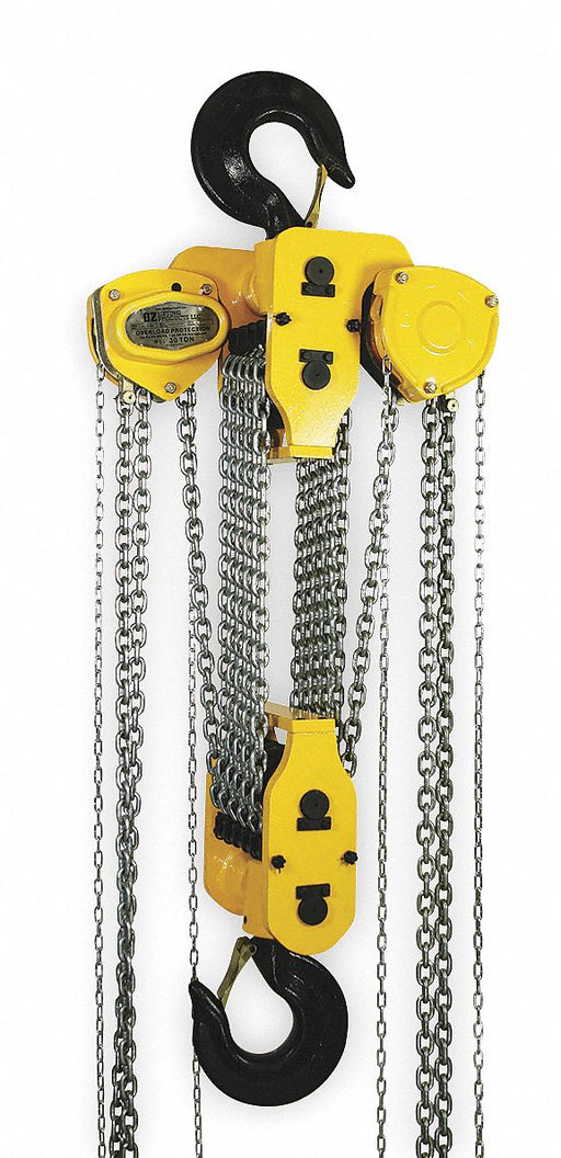 K9017 Manual Chain Hoist 60000 lb Lift 10 ft.