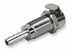 Straight Brass Barbed 1/4 in