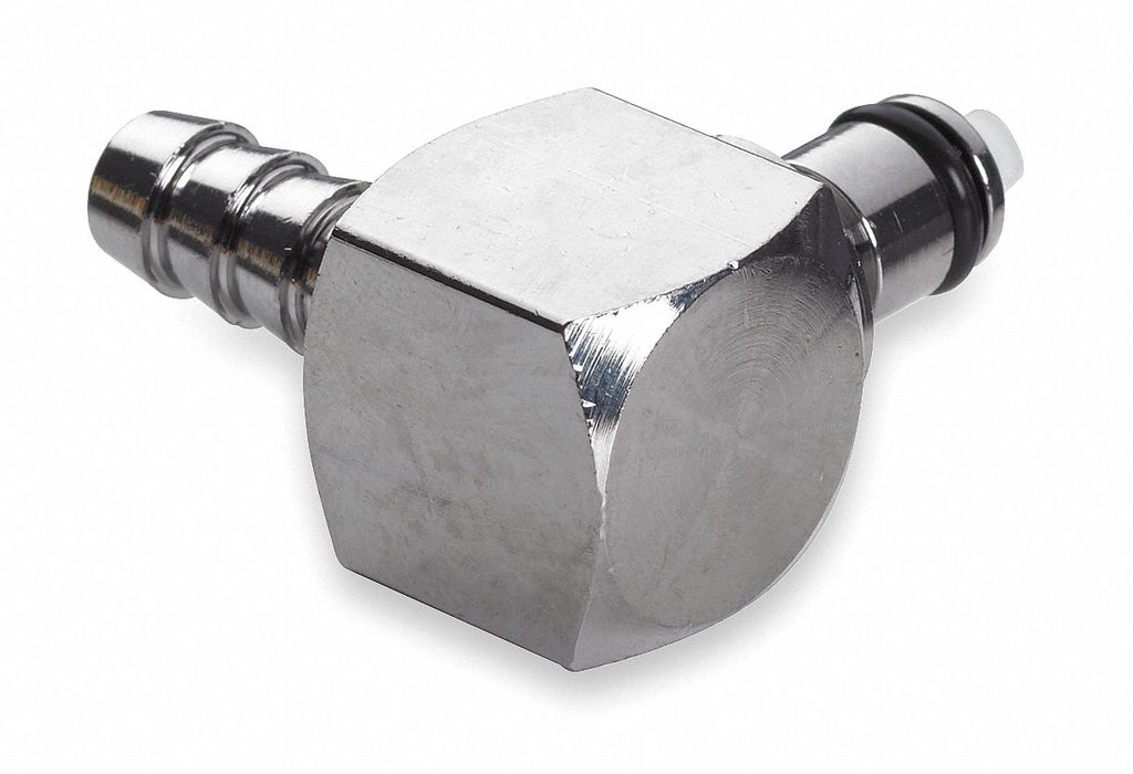 90 Elbow Brass Barbed 1/4 in