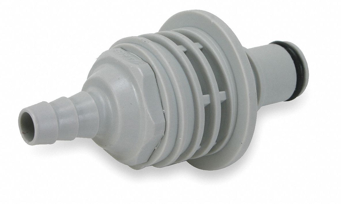 Insert Polypropylene Barbed 1/8 in