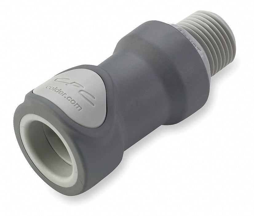 Straight Polypropylene MNPT 1/2 in