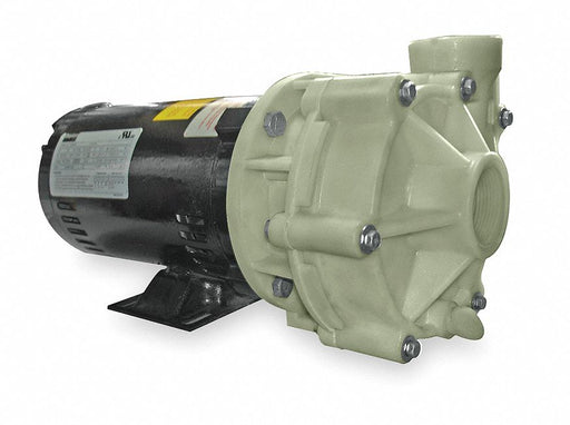 Cntrfug Pmp PolyP 3P 1 1/2in 3/4hp 37gpm