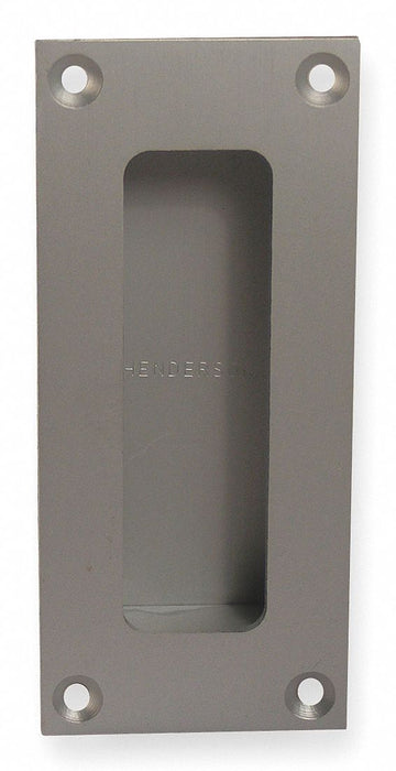 Tray Pull Gray Aluminum 1 1/4 in W