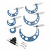 Outside Micrometer Set 6 Pc 1-6 In
