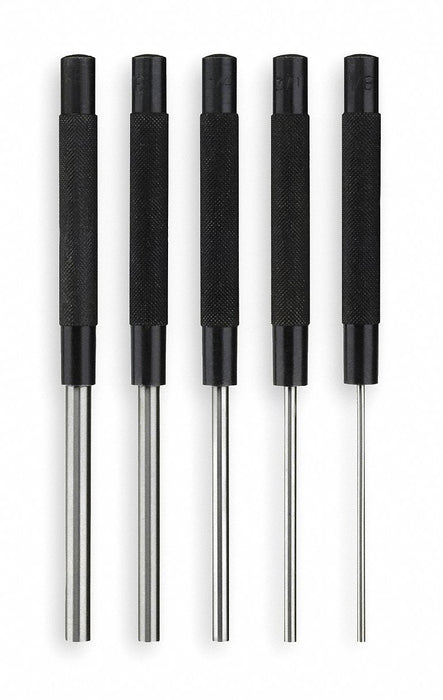 Drive Pin Punch Set 5 Pc 8 In L