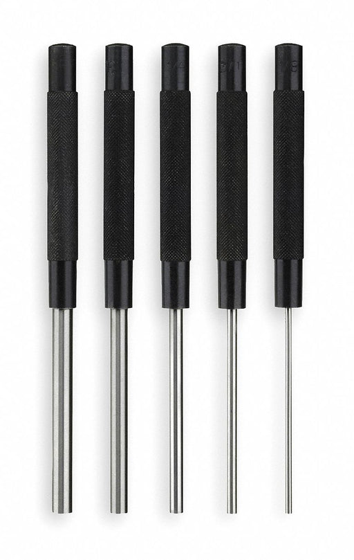 Drive Pin Punch Set 5 Pc 8 In L