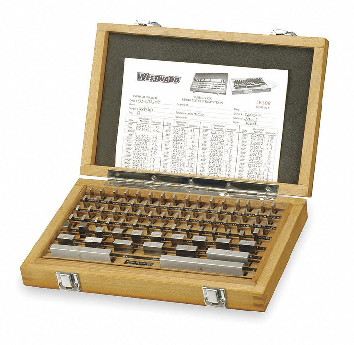 Gage Block Set Rectangular 81 Pc
