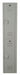 K7514 Wrdrb Lckr 2x1Lckr Gray 60 x12 x15 Assm