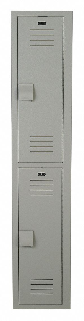 K7514 Wrdrb Lckr 2x1Lckr Gray 60 x12 x15 Assm