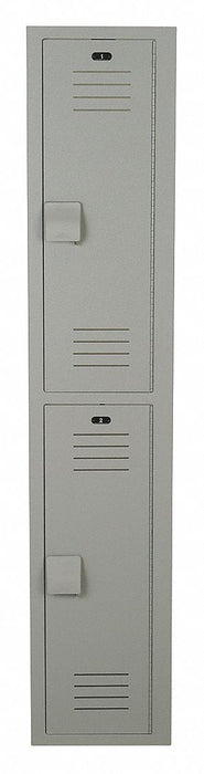 F9058 Wrdrb Lckr 2x1Lckr Gray 72 x12 x18 Assm