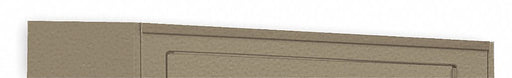 Sloping-Top Kit 36 Wx18 D Beige
