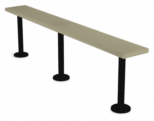 F9049 Pedestal Bench 3ft Wide Beige