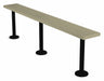 F9051 Pedestal Bench 6ft Wide Beige