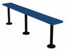F9051 Pedestal Bench 6ft Wide Deep Blue