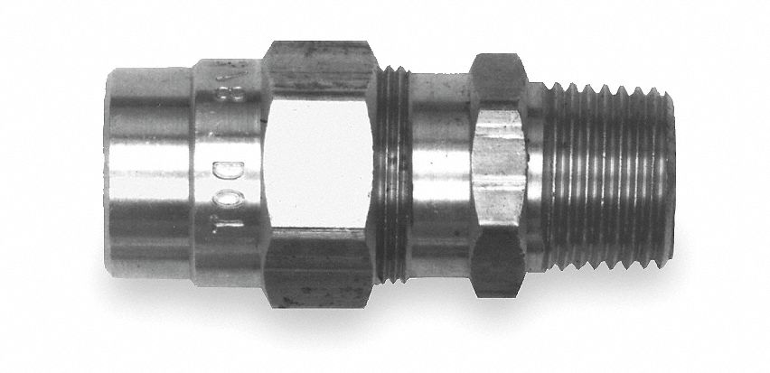 Male Connector Fitting 1/2-14 Brass