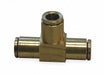 Tee Brass Push-Fit 3/8  3/8  3/8 